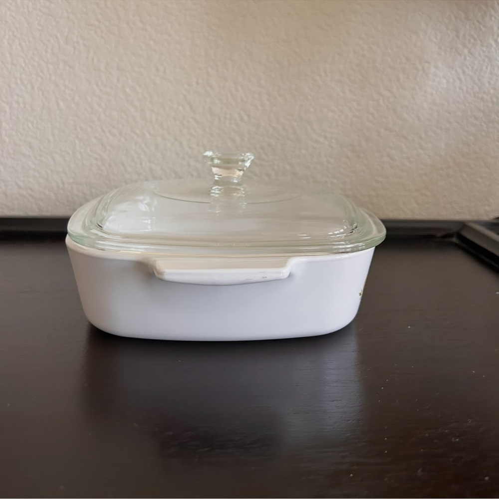 Vintage CorningWare Spice of Life L’Echalote 1 Qt Casserole Dish with Lid A-1-B - Picture 2 of 7